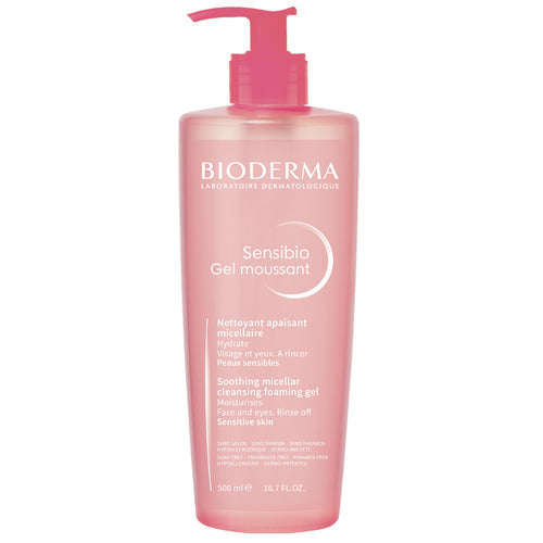 Bioderma Sensibio Gel Moussant Cleanser for Sensitive Skin 500ml