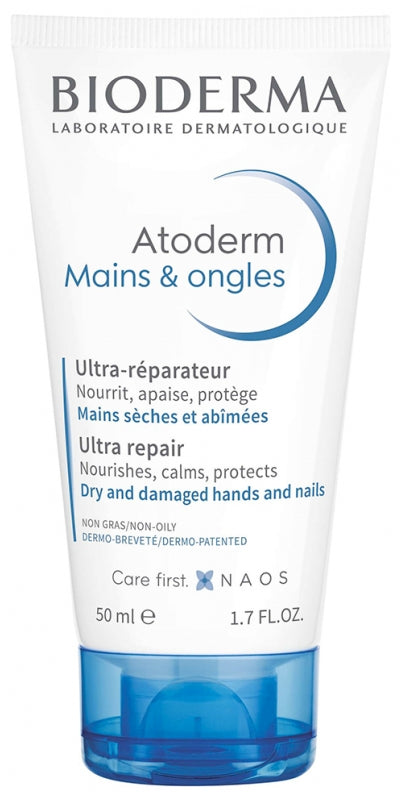 Bioderma Atoderm Hand Cream Ultra-Repairing for Hands & Nails 50ml