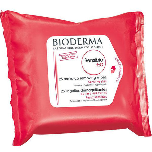 Bioderma Sensibio H2O 25 Micelle Solution Wipes for Sensitive Skin