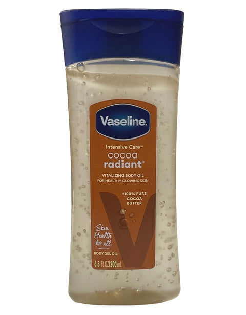 Vaseline Intensive Care Cocoa Radiant Body Gel Oil, 6.8 Ounce