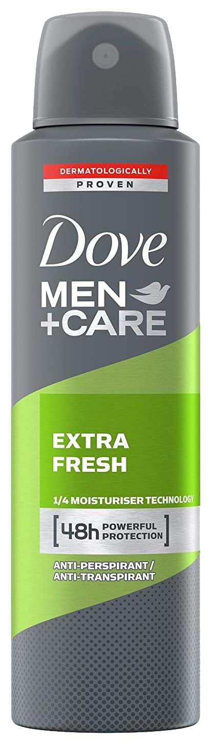 Dove Men+ Care Dry Spray Antiperspirant Deodorant 150 ML Pack of 6 Mixed Scents 5 Fl Oz (Pack of 6) 30 Fl Oz