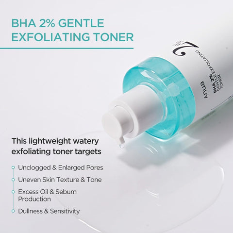 ANUA BHA 2% Gentle Exfoliating Toner, Mild Facial Exfoliant, Salicylic Acid for Pores and Sebum, Teatree Extract, Hyaluronic Acid, Ceramides (150ml / 5.07 fl.oz.)