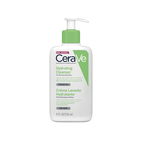 CeraVe Hydrating Cleanser | 236ml/8oz | Daily Face & Body Wash for Normal to Dry Skin