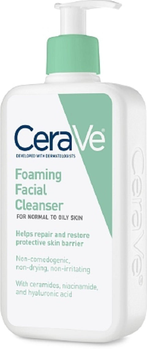 CeraVe Foaming Facial Cleanser 12 oz (Pack of 4)