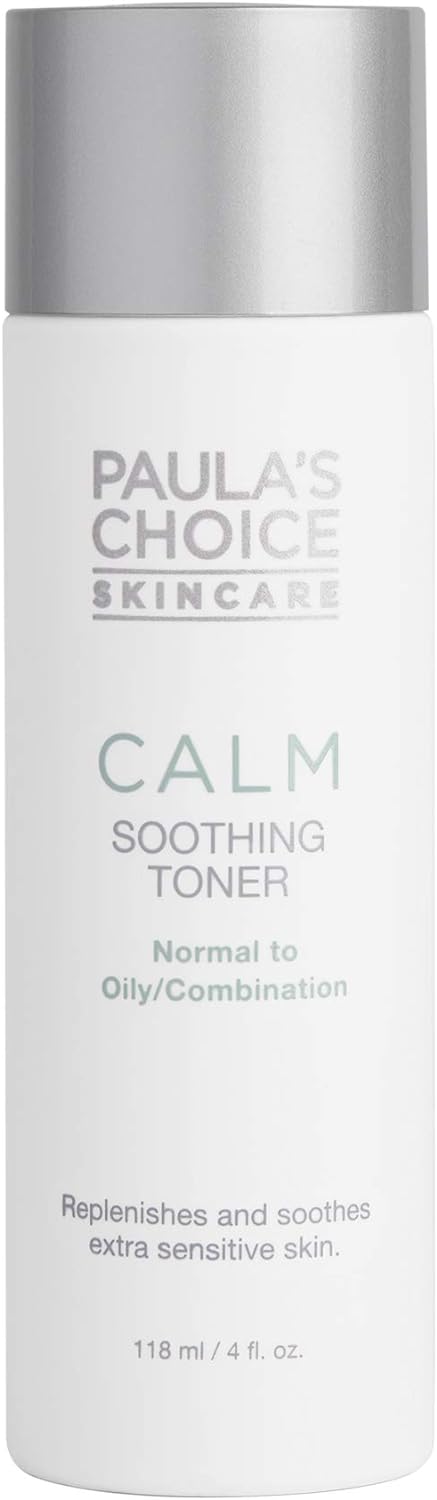 Paula's Choice Calm Redness Relief Toner, 4 Ounce Bottle, for Oily/Combination Sensitive Skin. Packaging May Vary.