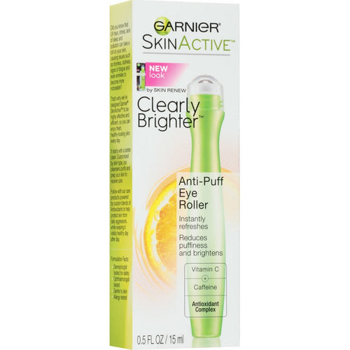 Garnier SkinActive Clearly Brighter Anti-Puff Eye Roller 0.5 oz (Pack of 3)