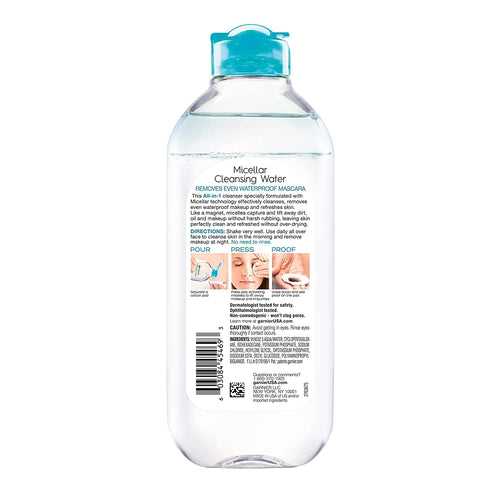 Garnier Micellar Cleansing Water 13.5 Ounce (Removes Mascara) (399ml) (2 Pack)
