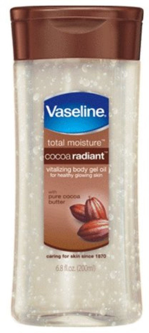 Vaseline Body Oil Vitalizing Gel Cocoa Butter 6.80 oz (Pack of 5)