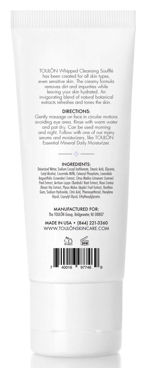 TOULON Anti Aging Face Wash; Oil Free & Moisturizing: Daily, Gentle Facial Cleanser for Make Up Removal with Vitamin C, Rosehip & Lavender for Men & Women