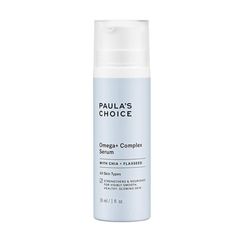 Paula's Choice Omega+ Complex Serum with Hyaluronic Acid, Fatty Acids & Ceramides, Lightweight Hydration for Fine Lines & Wrinkles and Dryness, Fragrance-Free & Paraben-Free, 1 Fl Oz