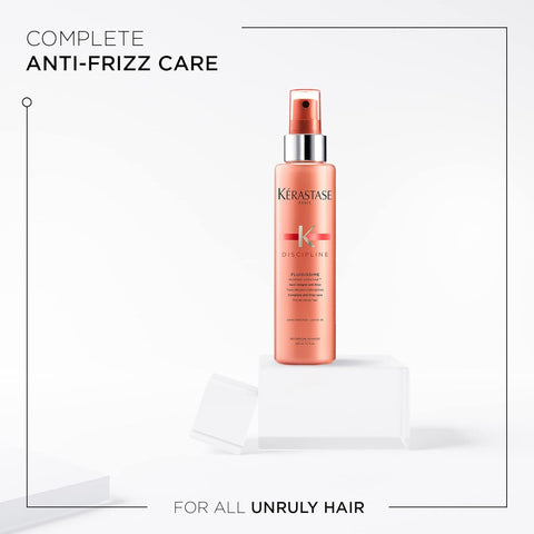 KERASTASE Discipline Fluidissime Anti-Frizz Spray | Hair Smoothing & Heat Protectant Spray | Illuminates Shiny Hair | With Morpho-Keratine and Conditioning Agents | For Styled Hair