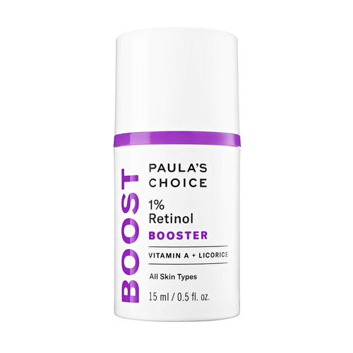 Paula's Choice BOOST 1% Retinol Booster, Vitamin A & Licorice Serum for Fine Lines & Wrinkles, 0.5 Ounce