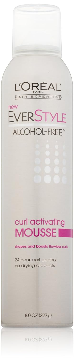 L'Oreal Everstyle Curl Activating Mousse, 8 Ounce