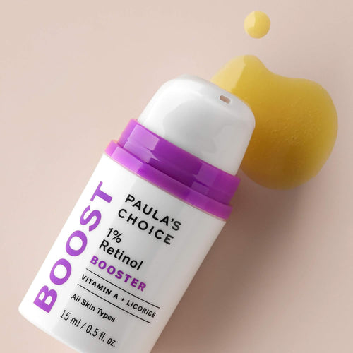 Paula's Choice BOOST 1% Retinol Booster, Vitamin A & Licorice Serum for Fine Lines & Wrinkles, 0.5 Ounce