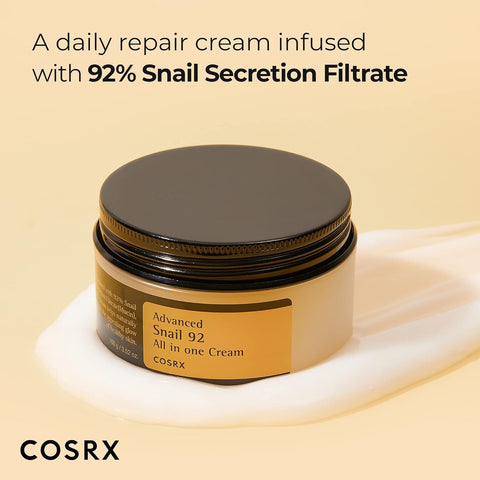 COSRX Top 3 - Acne Pimple Patch (96 Counts / 4Packs) + Snail 96 Mucin Power Essence + Snail 92 Mucin All in One Cream