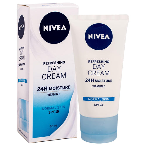Nivea Refreshing Light Moisturising Day Cream SPF 15-50ml (Pack of 3)