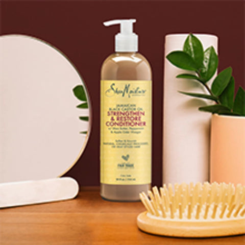 SheaMoisture Strengthen Conditioner Jamaican Black Castor Oil for Damaged Hair Cleanse 24 oz