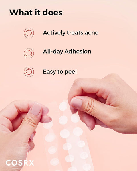 COSRX Master Patch Intensive 36 Patches | Oval-Shaped Hydrocolloid Pimple Patch with Tea Tree Oil | Quick & Easy Blemish, Zit, Spot Treatment | Salicylic Acid & Tea Tree Oil | Korean Skincare