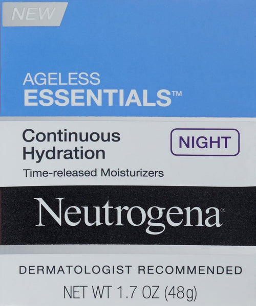 Neutrogena Ageless Essentials Continuous Hydration, Night, 1.7 Ounce