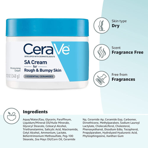CeraVe SA Renewing Cream, 12 Ounce