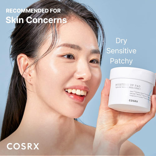 COSRX One Step Moisture Up 70 Pads 20 ml Gentle Daily Exfoliant for Sensitive Skin, Preventing Breakouts, Moisturizing, Nourishing…