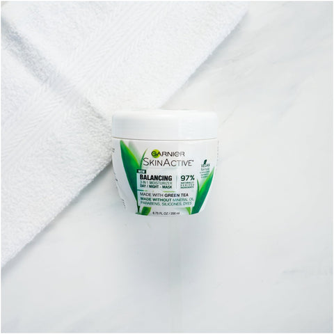 Garnier SkinActive 3-in-1 Face Moisturizer with Green Tea, Oily Skin, 6.75 fl. oz.