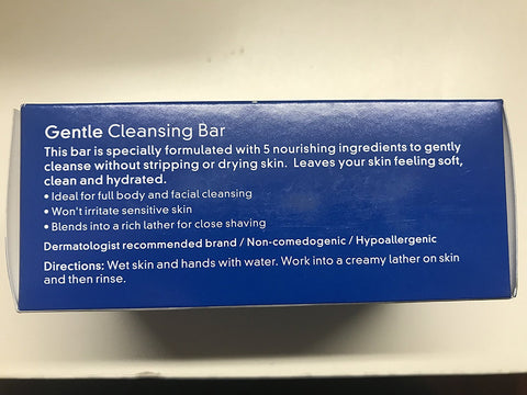 Cetaphil Gentle Cleansing Bar for Dry/Sensitive Skin 4.50 oz (Pack of 9)