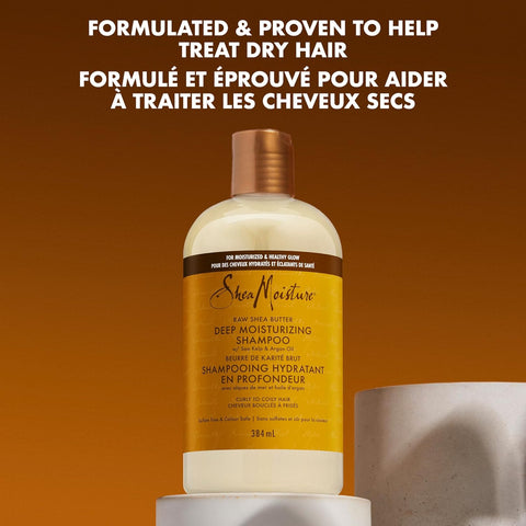 SheaMoisture Shampoo Deep Moisturizing For Dry, Damaged Or Transitioning Hair Raw Shea Butter Sulfate-Free 13oz