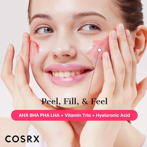 COSRX AHA BHA PHA LHA 35% Peel 1.01 fl. oz / 30 ml, Chemical Exfoliating Peeling Gel for Dull, Rough, Oily Skin with Clogged Pores & Dead Skin Cells, Highly Concentrated, Korean Skincare, Paraben Free