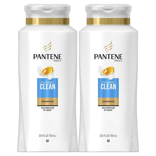 Pantene, Shampoo, Pro-V Classic Clean, 25.4 fl oz, Twin Pack